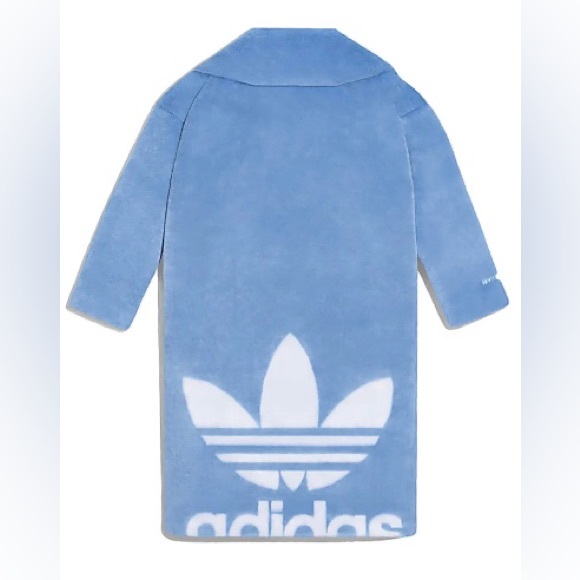 Ivy park ,oversized faux fur jacket, x-small & small, unisex, light blue, - Picture 2 of 6